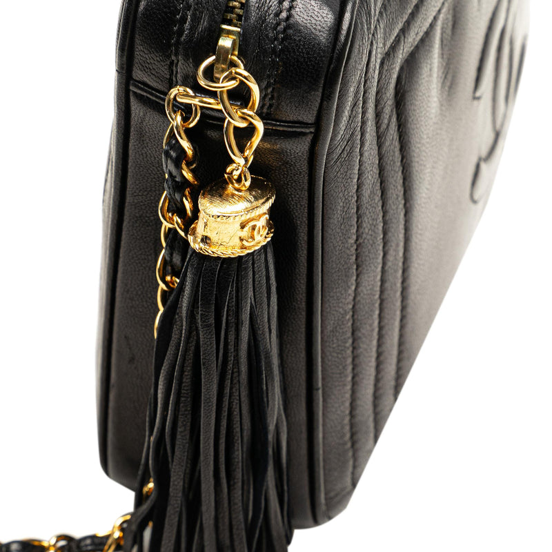 Chanel CC Lambskin Tassel Crossbody (SHG-gl9A7s)