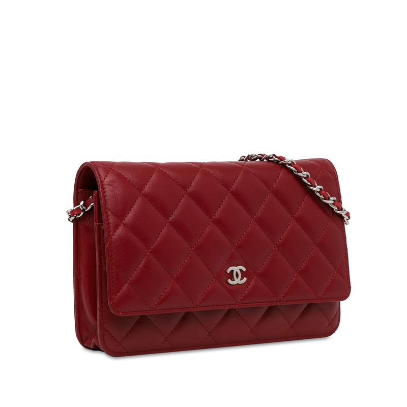 Chanel CC Lambskin Wallet on Chain (SHG-nOOcvI)