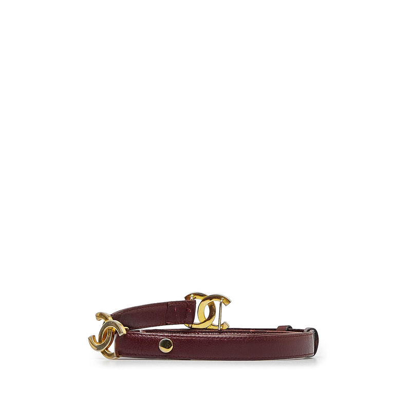 Chanel CC Leather Belt - 31 / 78.00 (SHG-x1mmag)