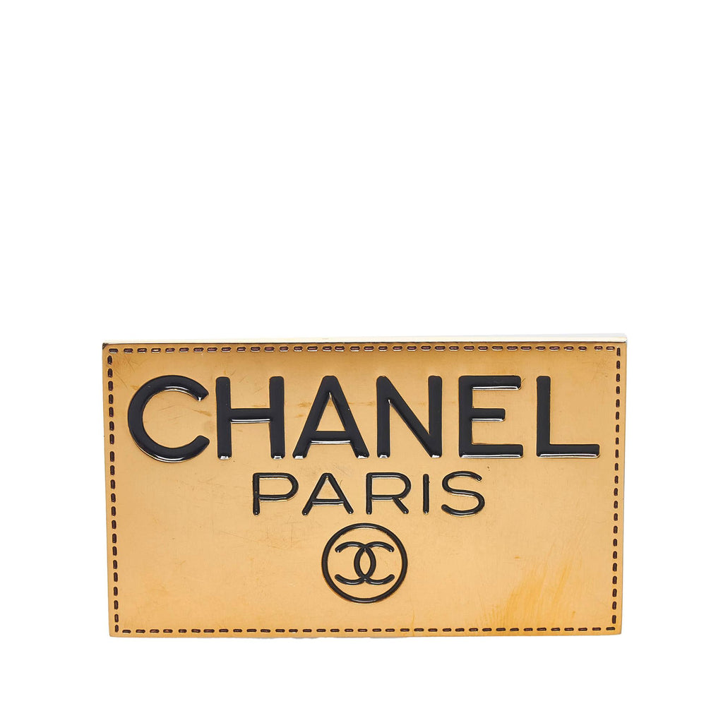 Chanel Vintage Logo Brooch  Vintage chanel Logo jewelry Womens fashion  jewelry