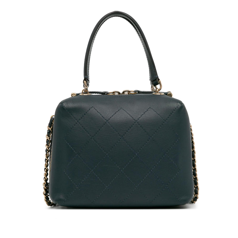 Chanel CC Quilted Bullskin Vanity Case (SHG-3WgpyN)