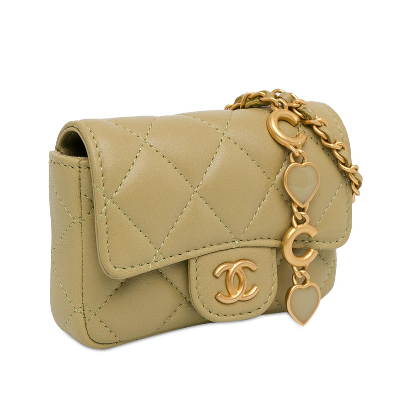 Chanel CC Quilted Calfskin Belt Bag (SHG-WnVN3d)