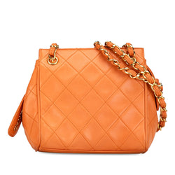 Chanel CC Quilted Calfskin Chain Shoulder Bag (SHG-JfYVD1)