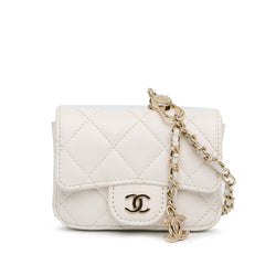 Chanel CC Quilted Caviar Belt Bag (SHG-EZD7VW)