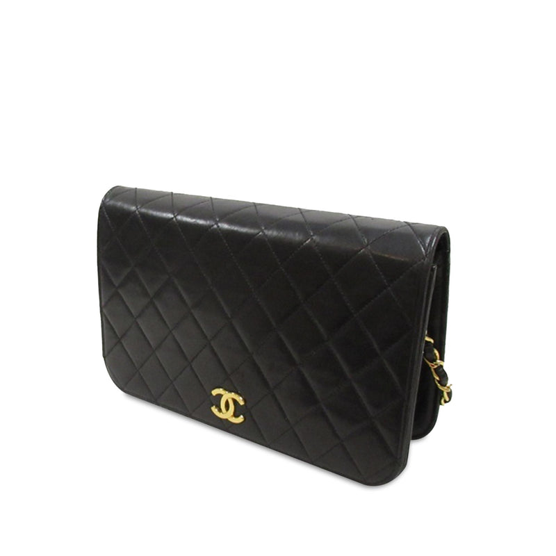 Chanel CC Quilted Lambskin Full Flap (SHG-asJbUd)