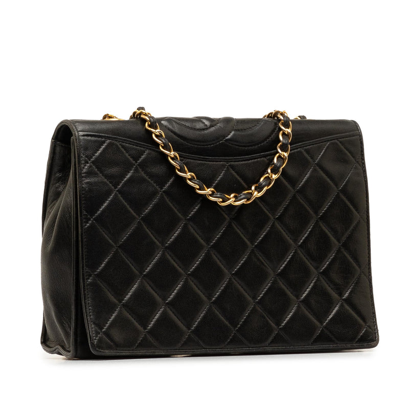 Chanel CC Quilted Lambskin Full Flap (SHG-wxEZyN)