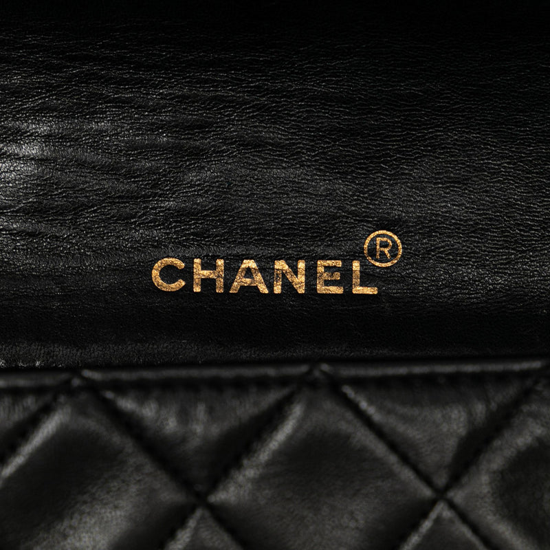 Chanel CC Quilted Lambskin Full Flap (SHG-6r8o9E)