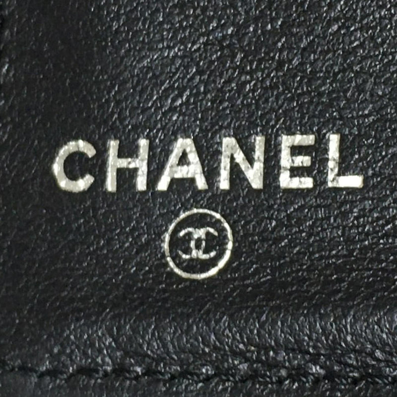 Chanel CC Quilted Lambskin Leather Long Wallet (SHG-5sKFrM)