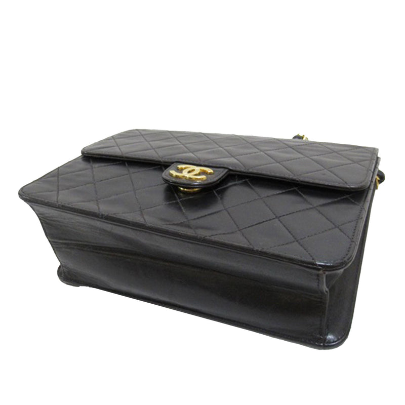 Chanel CC Quilted Lambskin Single Flap (SHG-bg41Ud)