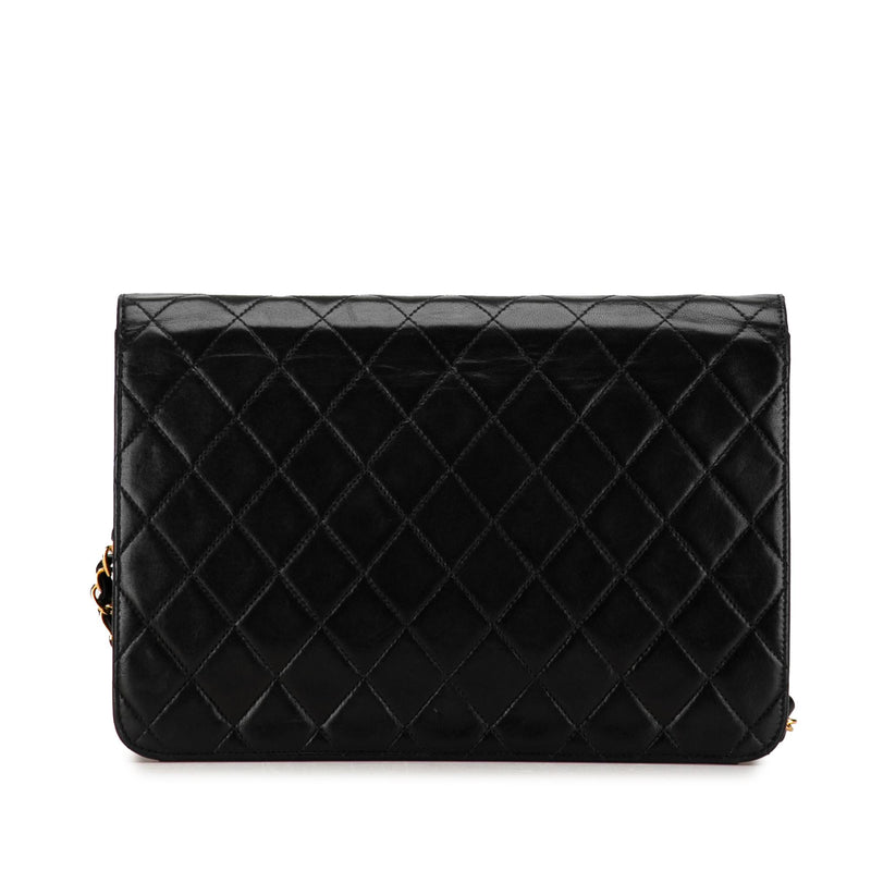 Chanel CC Quilted Lambskin Single Flap (SHG-O86IKP)