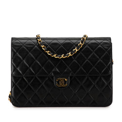 Chanel CC Quilted Lambskin Single Flap (SHG-O86IKP)