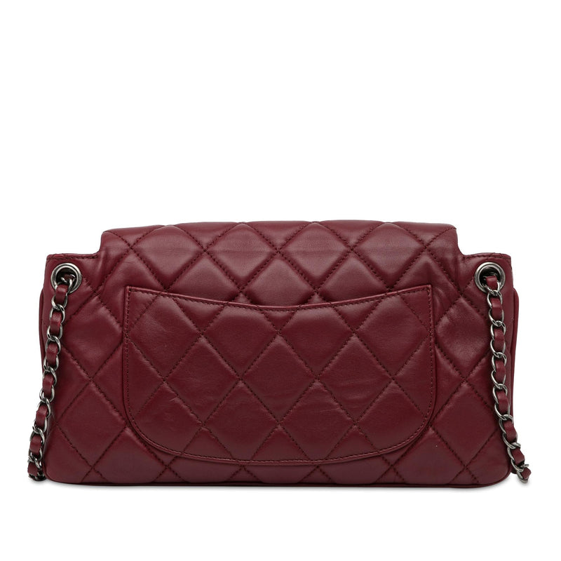 Chanel CC Quilted Lambskin Single Flap (SHG-zHHunq)