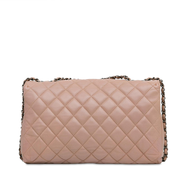 Chanel CC Quilted Lambskin Turnlock Flap (SHG-7D2P46)