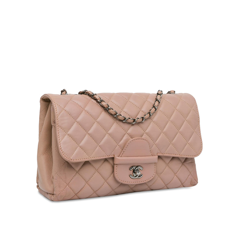 Chanel CC Quilted Lambskin Turnlock Flap (SHG-7D2P46)