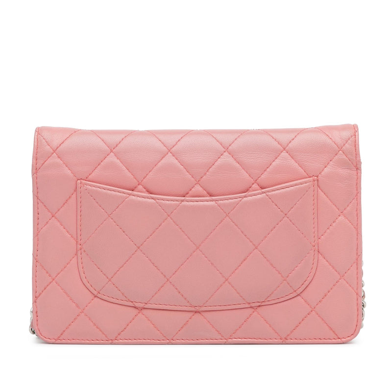 Chanel CC Quilted Lambskin Wallet On Chain (SHG-eULIFC)