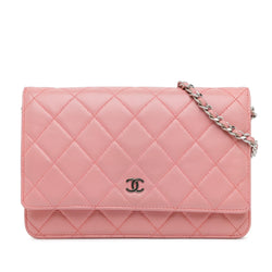 Chanel CC Quilted Lambskin Wallet On Chain (SHG-eULIFC)