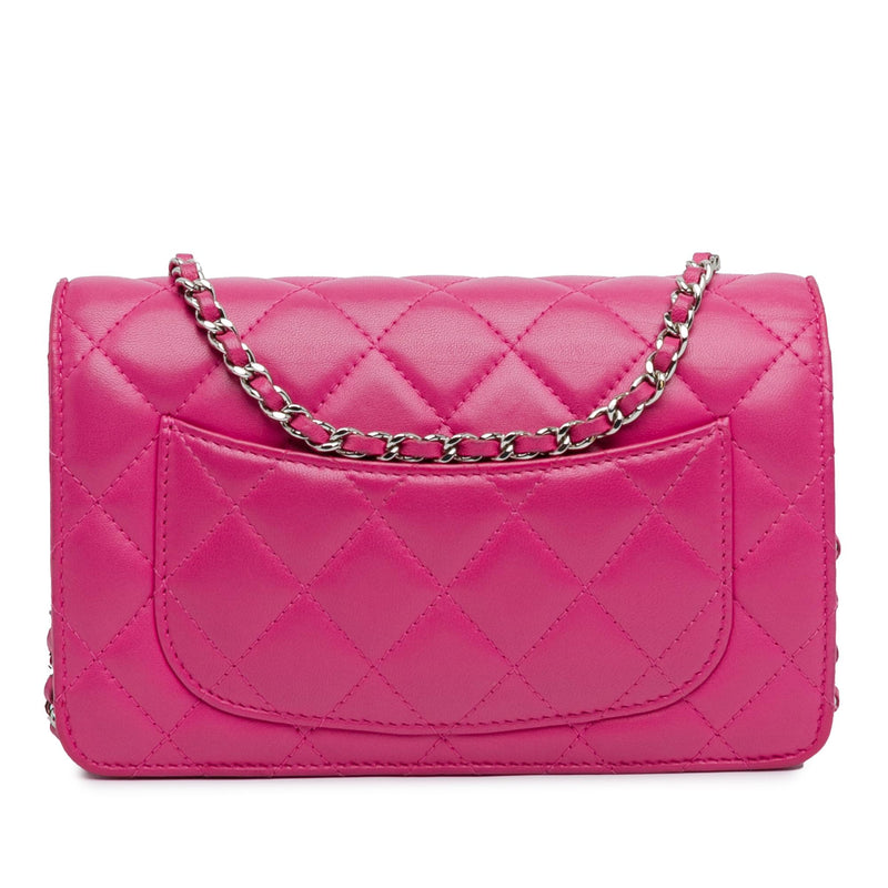 Chanel CC Quilted Lambskin Wallet On Chain (SHG-CEhNf2)