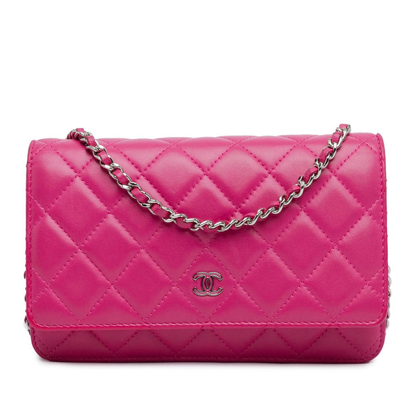 Chanel CC Quilted Lambskin Wallet On Chain (SHG-CEhNf2)