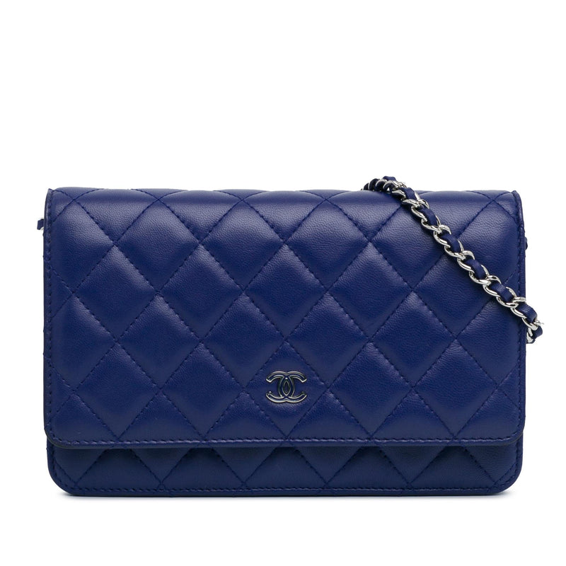 Chanel CC Quilted Lambskin Wallet On Chain (SHG-7s5BRc)