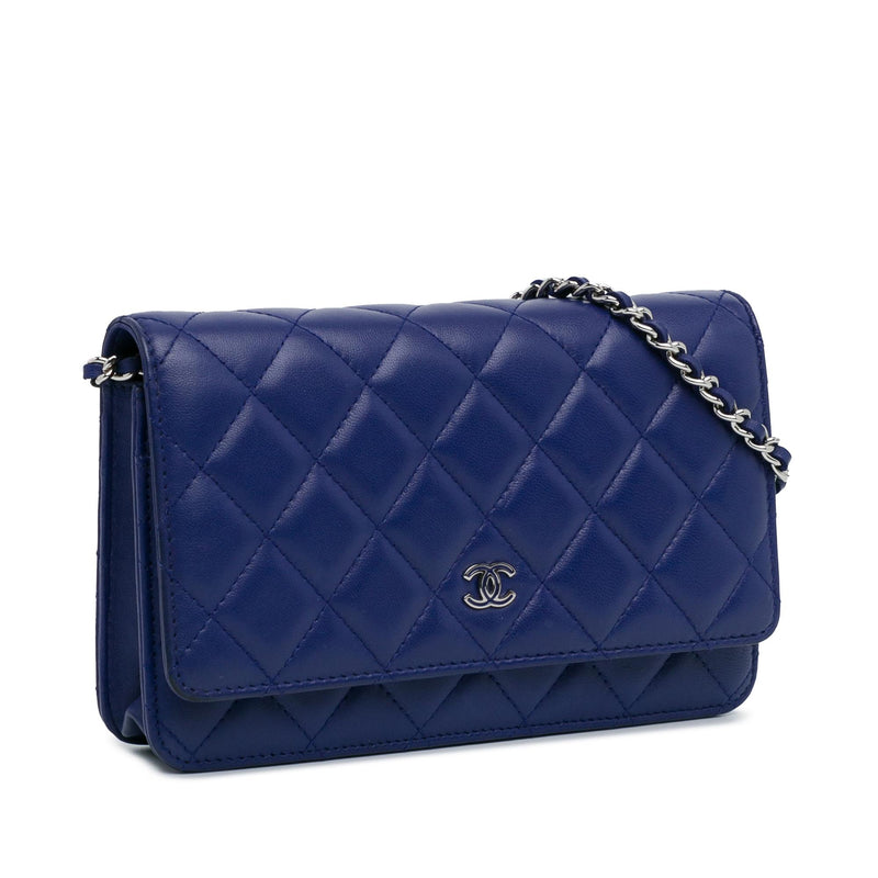 Chanel CC Quilted Lambskin Wallet On Chain (SHG-7s5BRc)