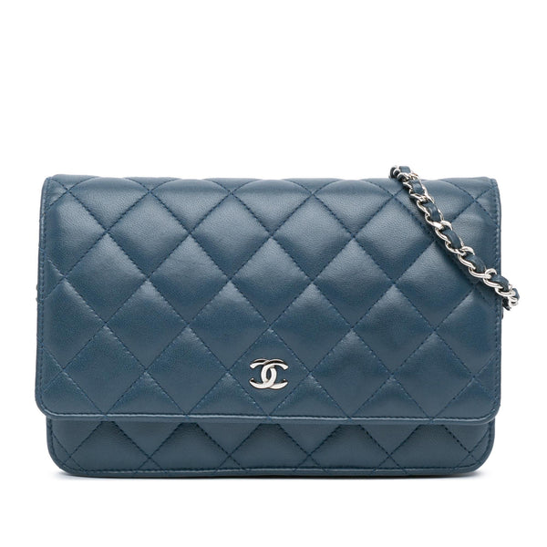 Chanel CC Quilted Lambskin Wallet On Chain (SHG-xnrl3V)