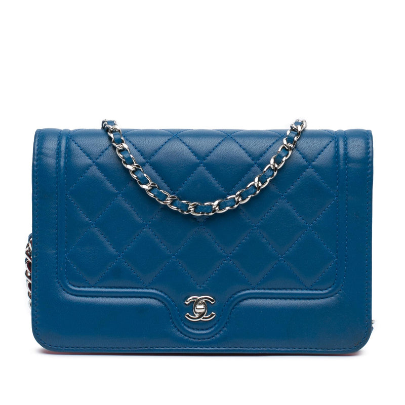 Chanel CC Quilted Lambskin Wallet On Chain (SHG-RAlcyI)