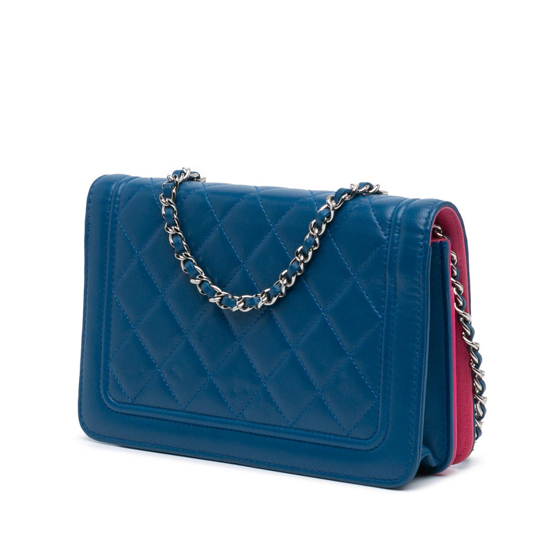 Chanel CC Quilted Lambskin Wallet On Chain (SHG-RAlcyI)