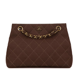 Chanel CC Quilted Nylon Shoulder Handbag (SHG-lWdX0e)