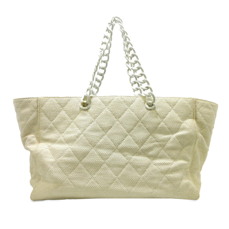 Chanel CC Quilted Straw Tote (SHG-mpcTma)