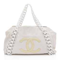 Chanel Calfskin Modern Chain CC Large Tote (SHF-ovDAqu)