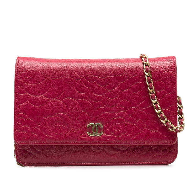 Chanel Camellia Wallet On Chain (SHG-rsYib2)