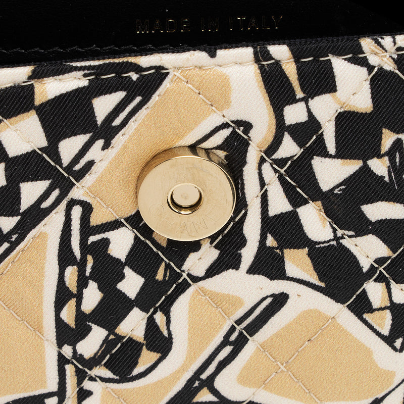 Chanel Canvas Check CC Flap Mini Wallet on Chain (SHF-EUfiZA)