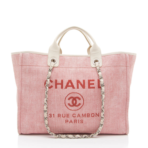 Chanel Woven Straw Deauville Medium Tote (SHF-TGmZ7d)