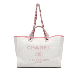 Chanel Canvas Deauville Satchel (SHG-mwl0mY)