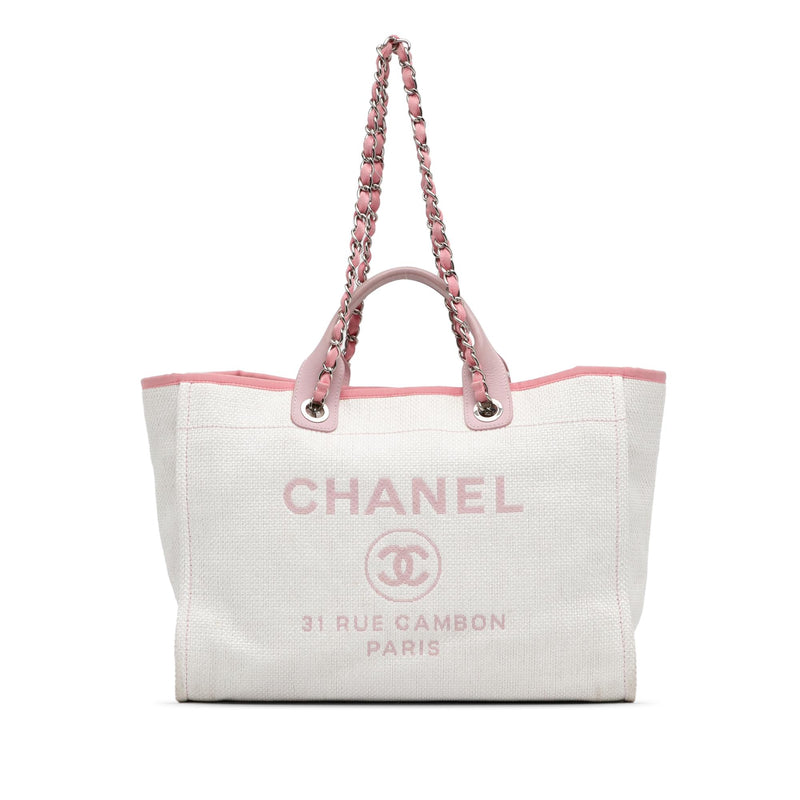 Chanel Canvas Deauville Satchel (SHG-mwl0mY)