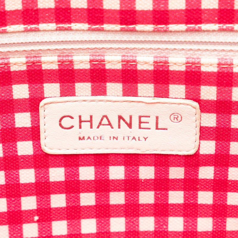 Chanel Canvas Gingham Tote (SHG-B0uBFu)