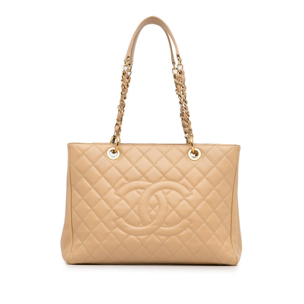 Chanel Caviar Grand Shopping Tote (SHG-GVzwth)