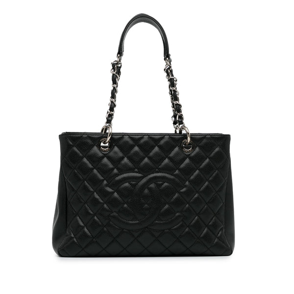 Chanel Caviar Grand Shopping Tote (SHG-BebAyS)