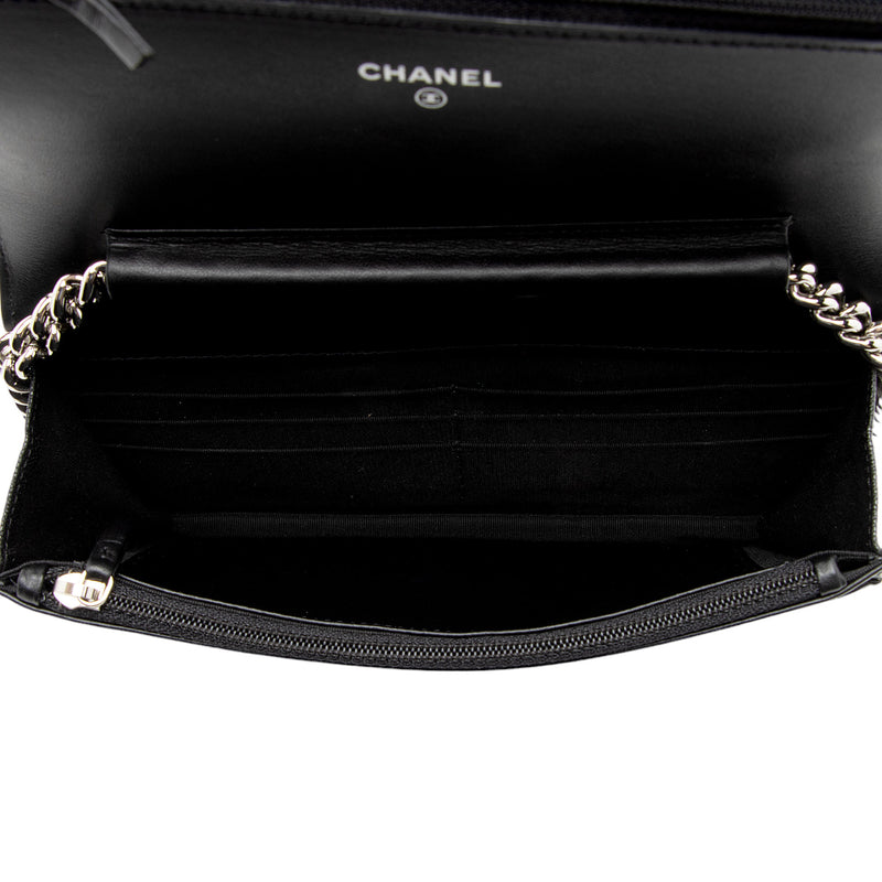 Chanel Caviar Leather Boy Wallet on Chain (SHF-Rw1D6r)