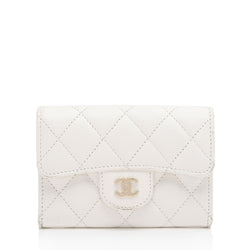 Chanel Caviar Leather Classic Card Holder (SHF-RUM2mf)