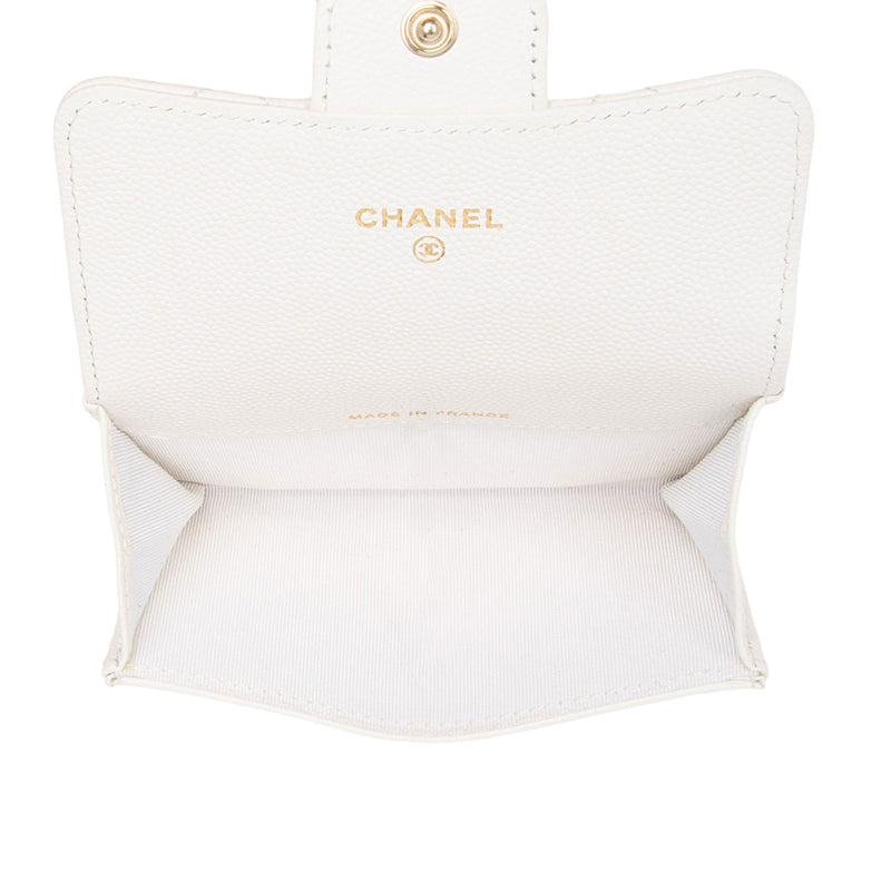 Chanel Caviar Leather Classic Card Holder (SHF-RUM2mf)