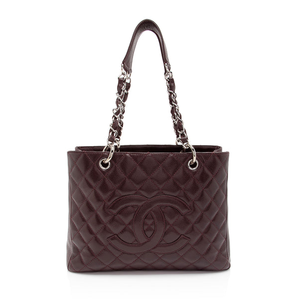 Chanel Caviar Leather Grand Shopping Tote (SHF-NY1eUw)