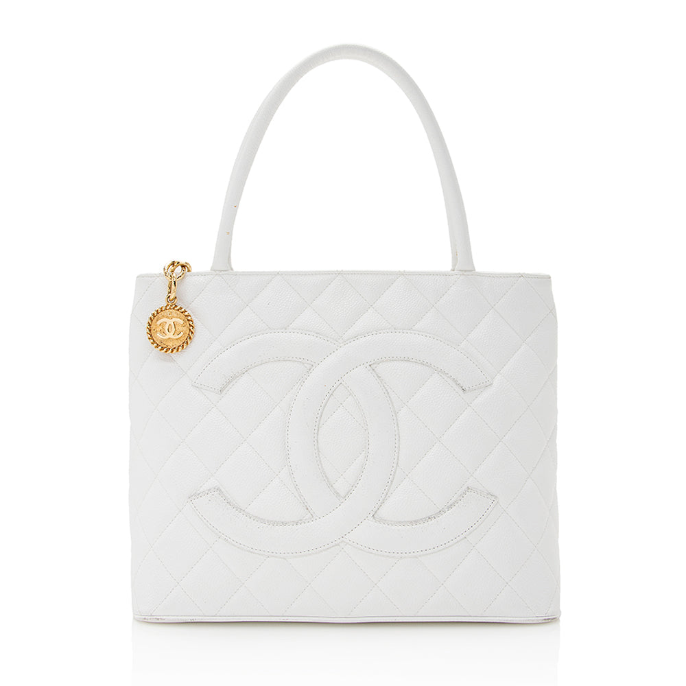 CHANEL Medallion Tote Beige Bags & Handbags for Women for sale