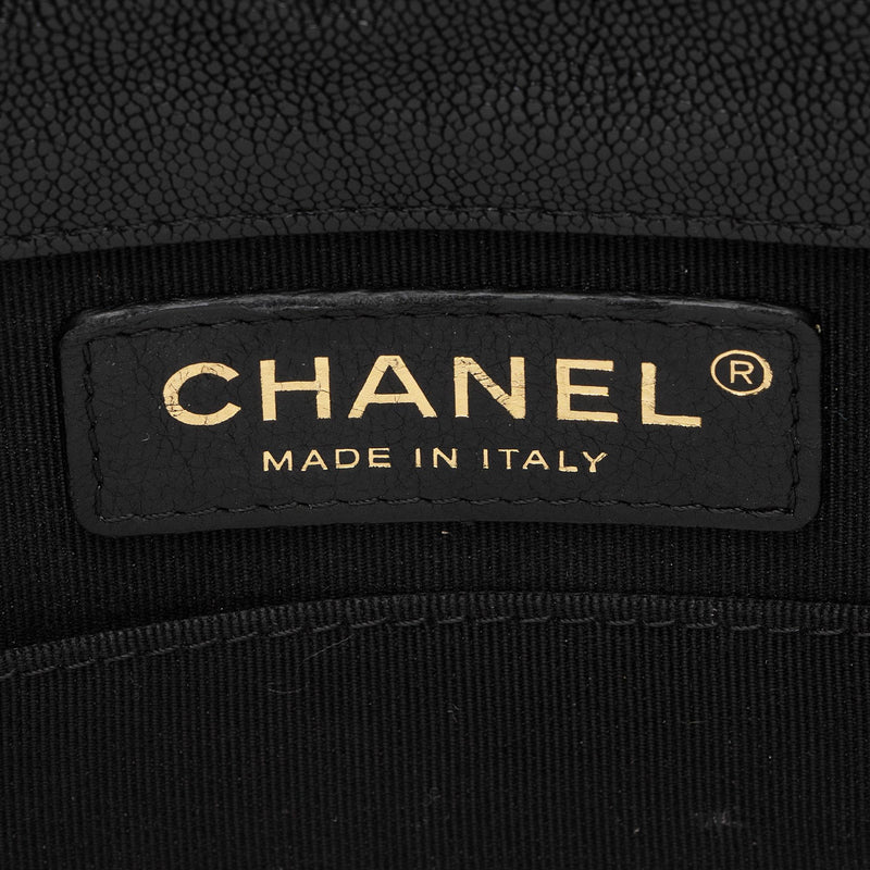 Chanel Caviar Leather North South Boy Bag (SHF-ceWuuG) – LuxeDH
