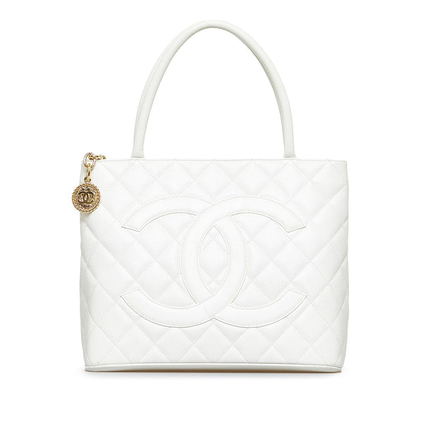 Chanel Medallion Tote - 27 For Sale on 1stDibs  chanel medallion tote  quilted caviar, chanel medallion tote size, chanel medallion bag price