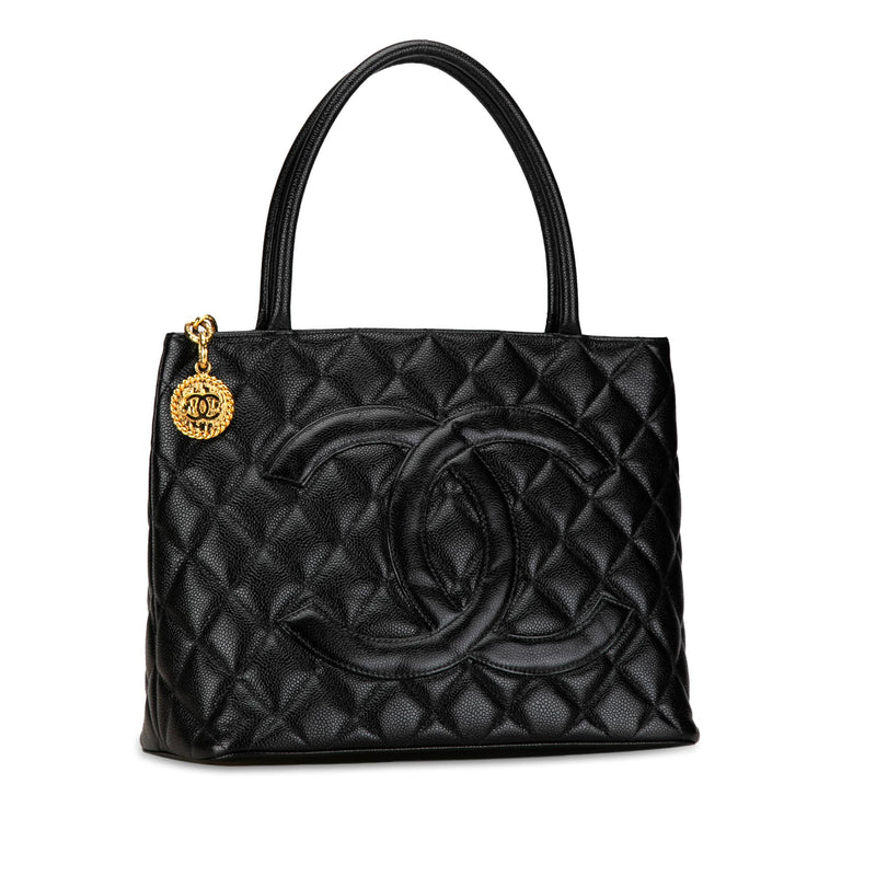 Chanel Caviar Medallion Tote (SHG-y2ND77)