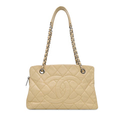 Chanel Caviar Timeless CC Soft Shopper Tote (SHG-ZZMmWs)