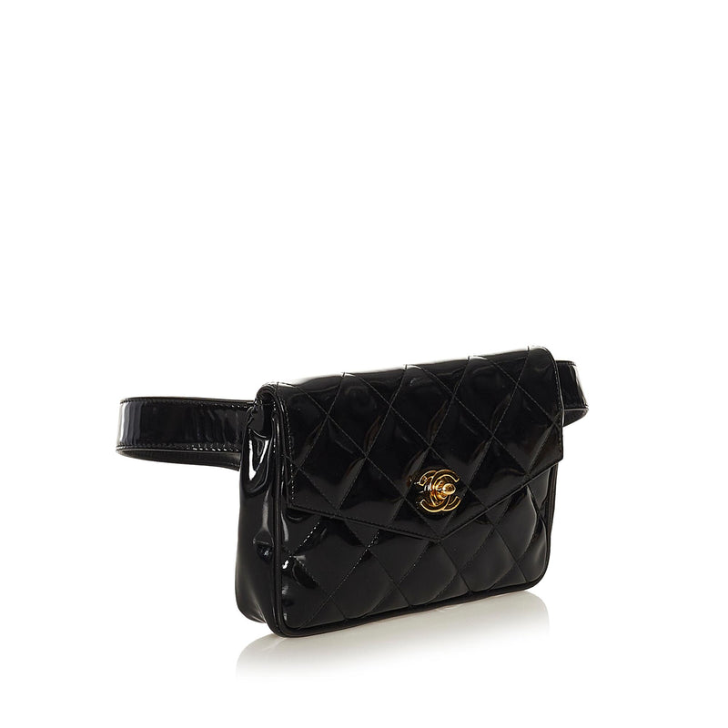 Chanel Waist Bag with Coin Purse Black  Dr Runway