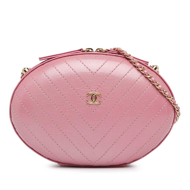 Chanel Chevron La Pausa Evening Crossbody Bag (SHG-LyJ8RI)