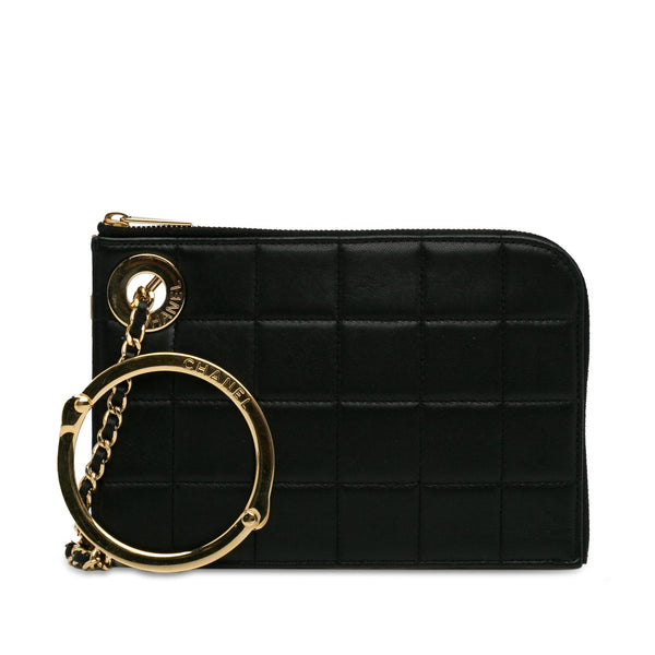 Chanel Choco Bar Lambskin Clutch (SHG-h7Hkni)